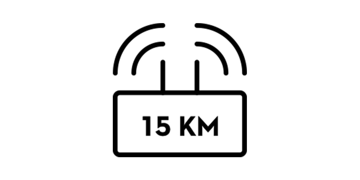 15km Distanța Maximă